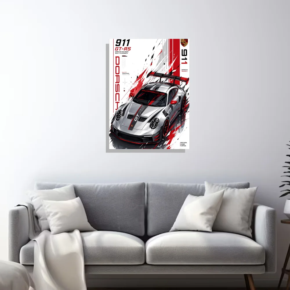 car poster, supercar poster, car wall poster, supercar wall poster, porsche car poster
